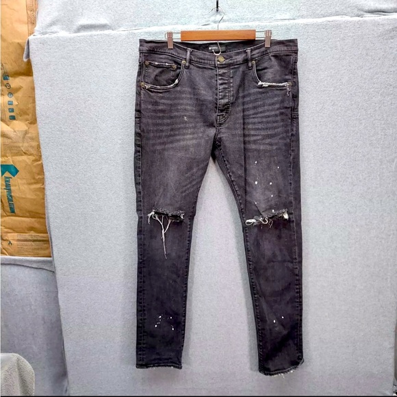 Purple brand jeans size 32 gray